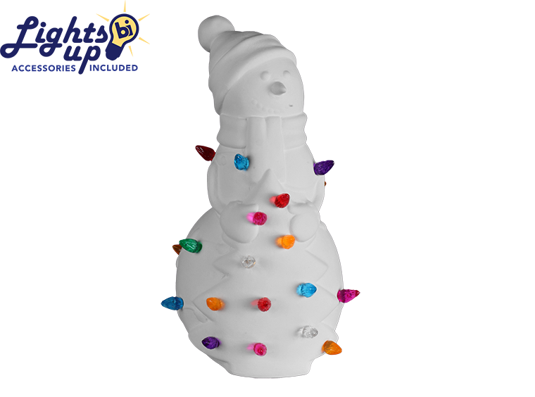 Lighted Snowman