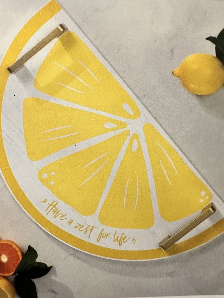 Lemon Serving Tray