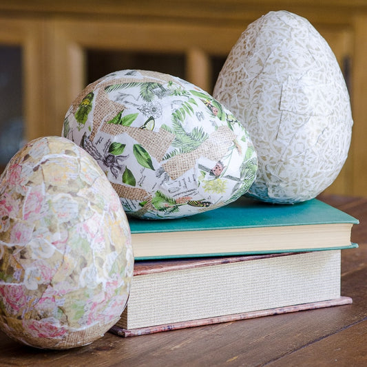Decoupage Eggs for Easter