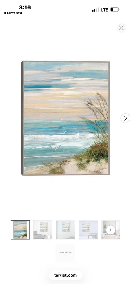 Beach Scene Acrylic Painting Class