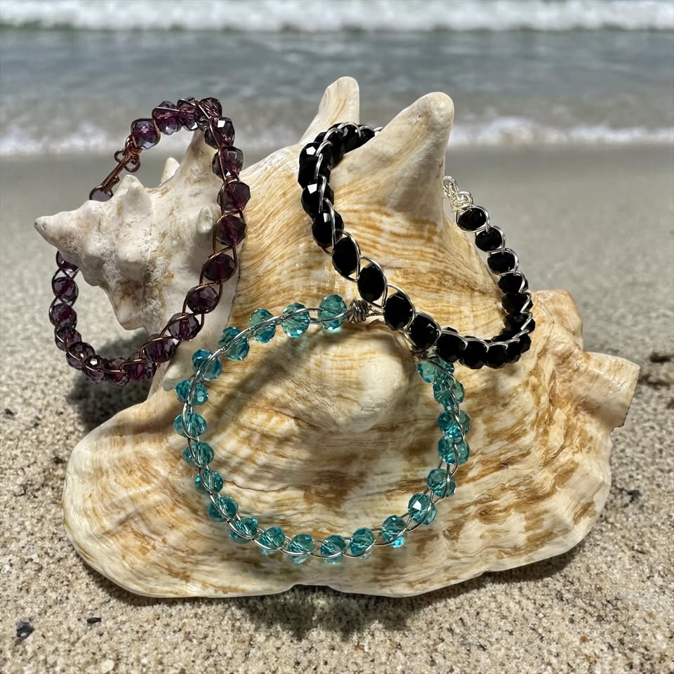 Braided Bead & Wire Bracelet Class