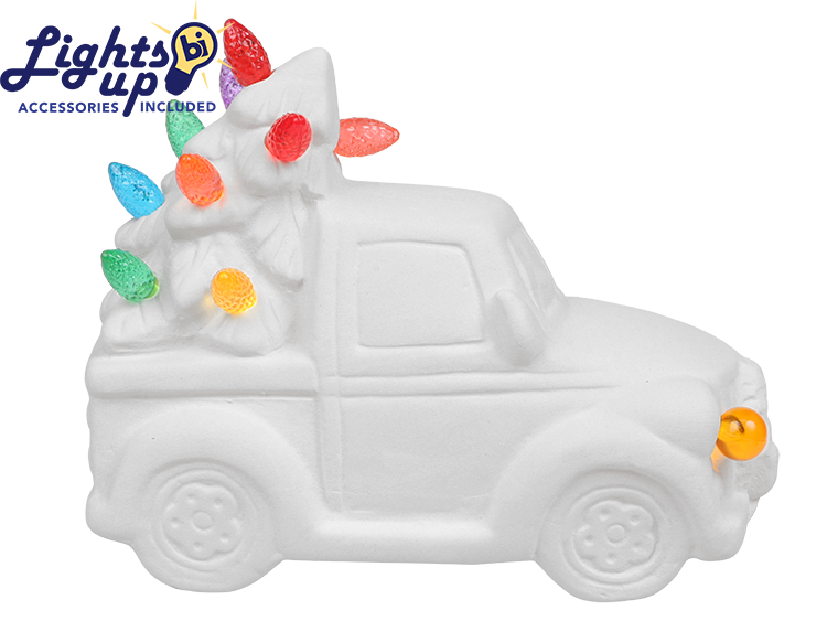 Lighted Christmas Truck Night Light