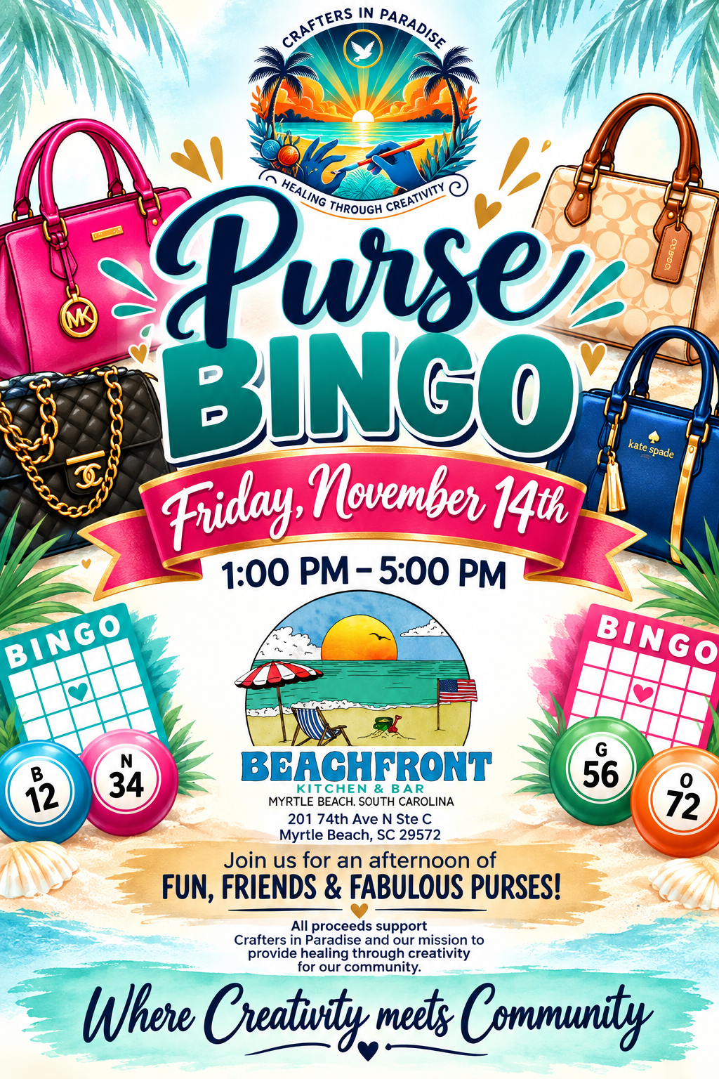 Purse Bingo Fundraiser
