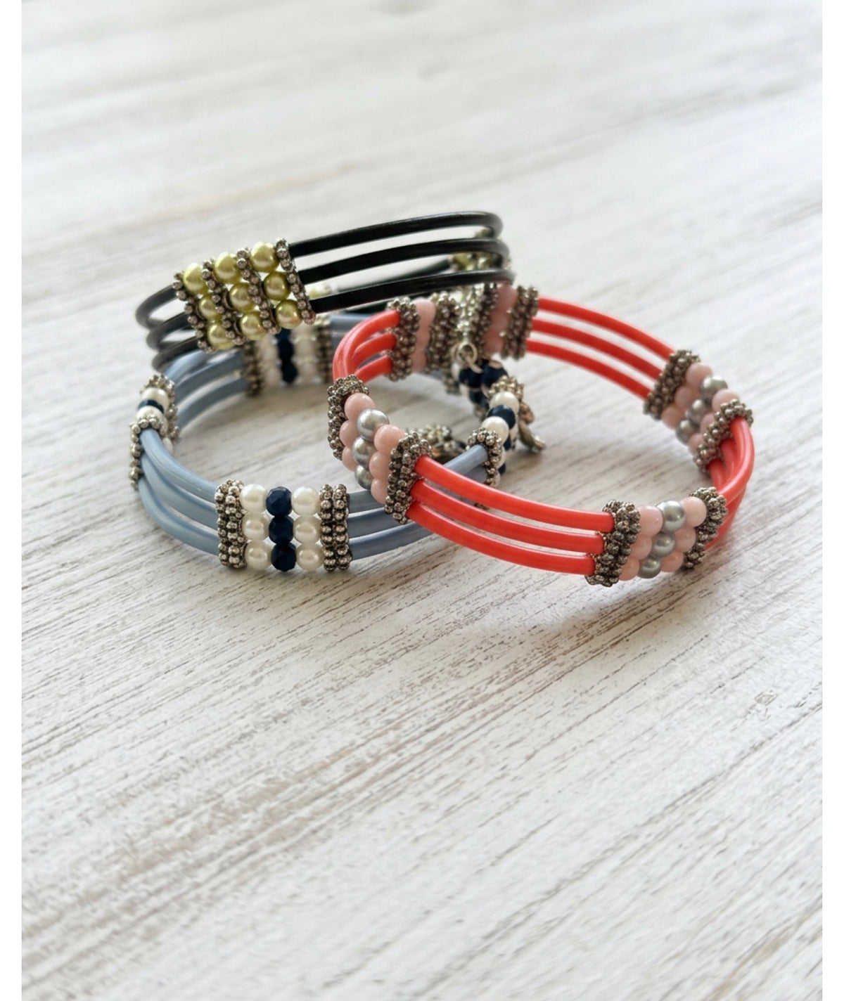 Memory Wire Tube Bracelet