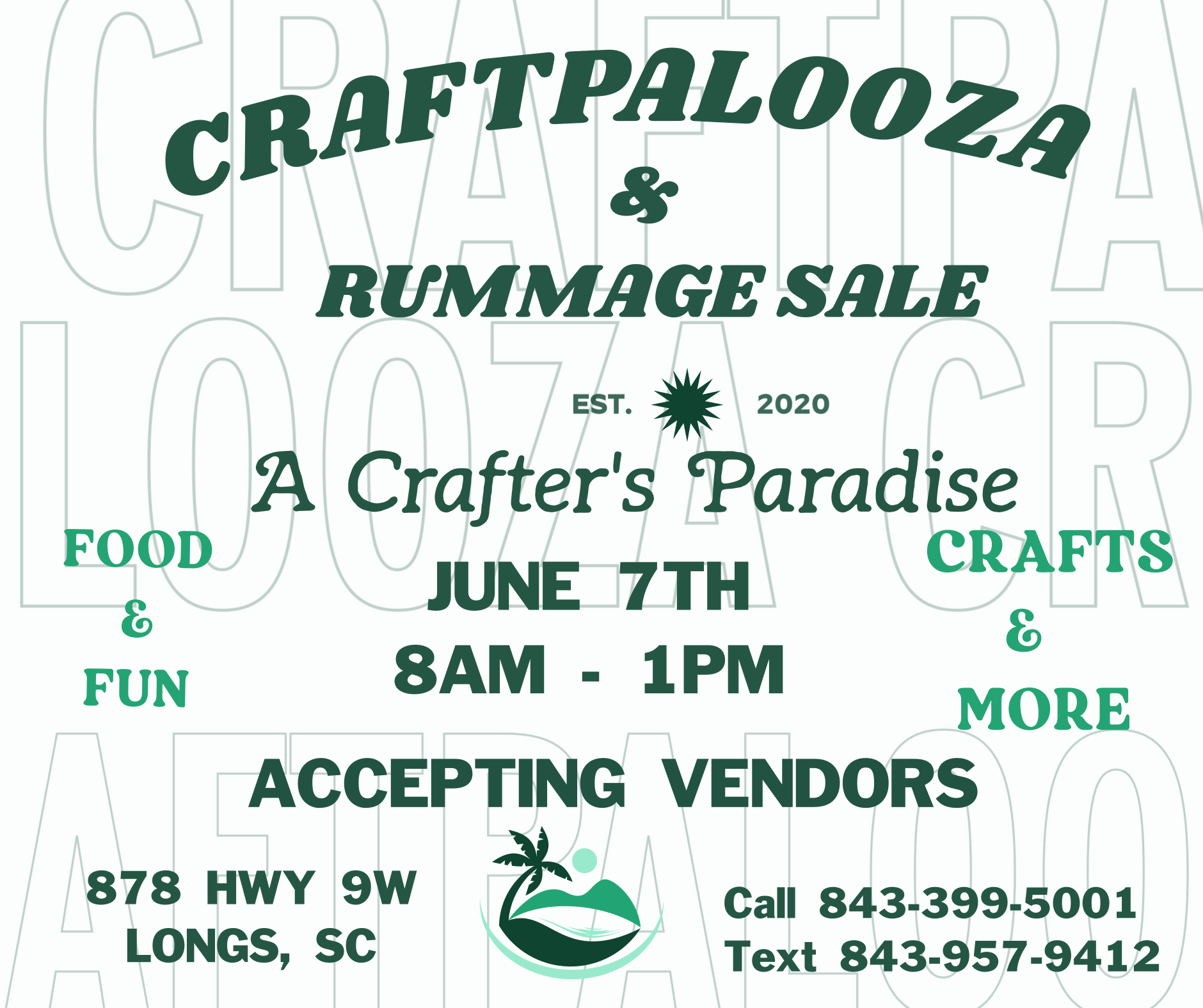 Craftpalooza & Rummage Sale